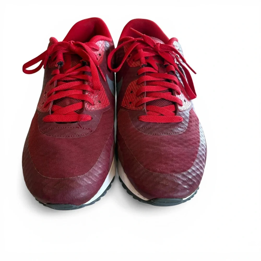Nike Air Max 90 Ultra Red Burgundy Men's Size‎ 12 Running Shoes 819474-602